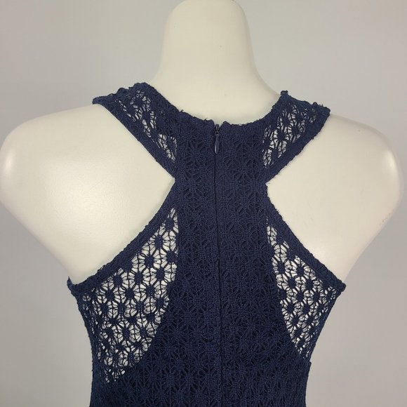 Le Chateau Navy Blue Mini Dress - Picture 8 of 14